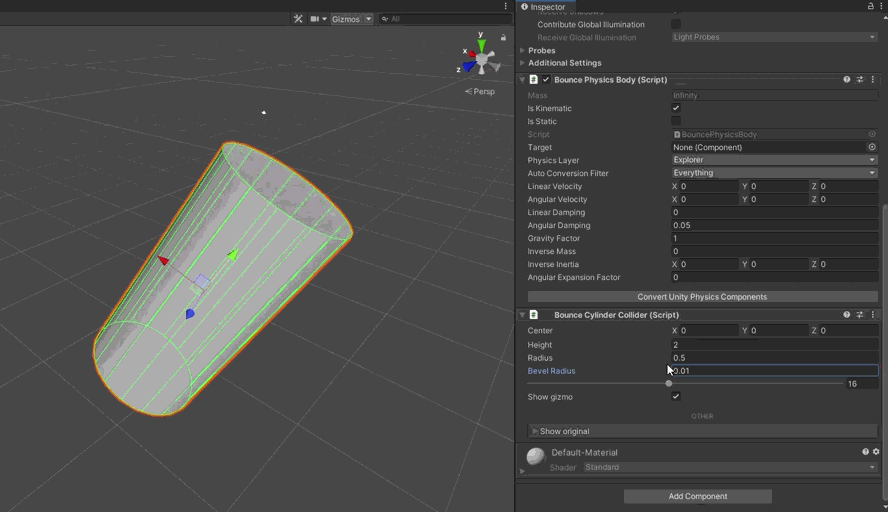 custom component adjustment